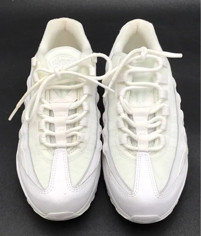 Nike Boys Air Max 95 White Running Athletic Shoes - Size 6Y