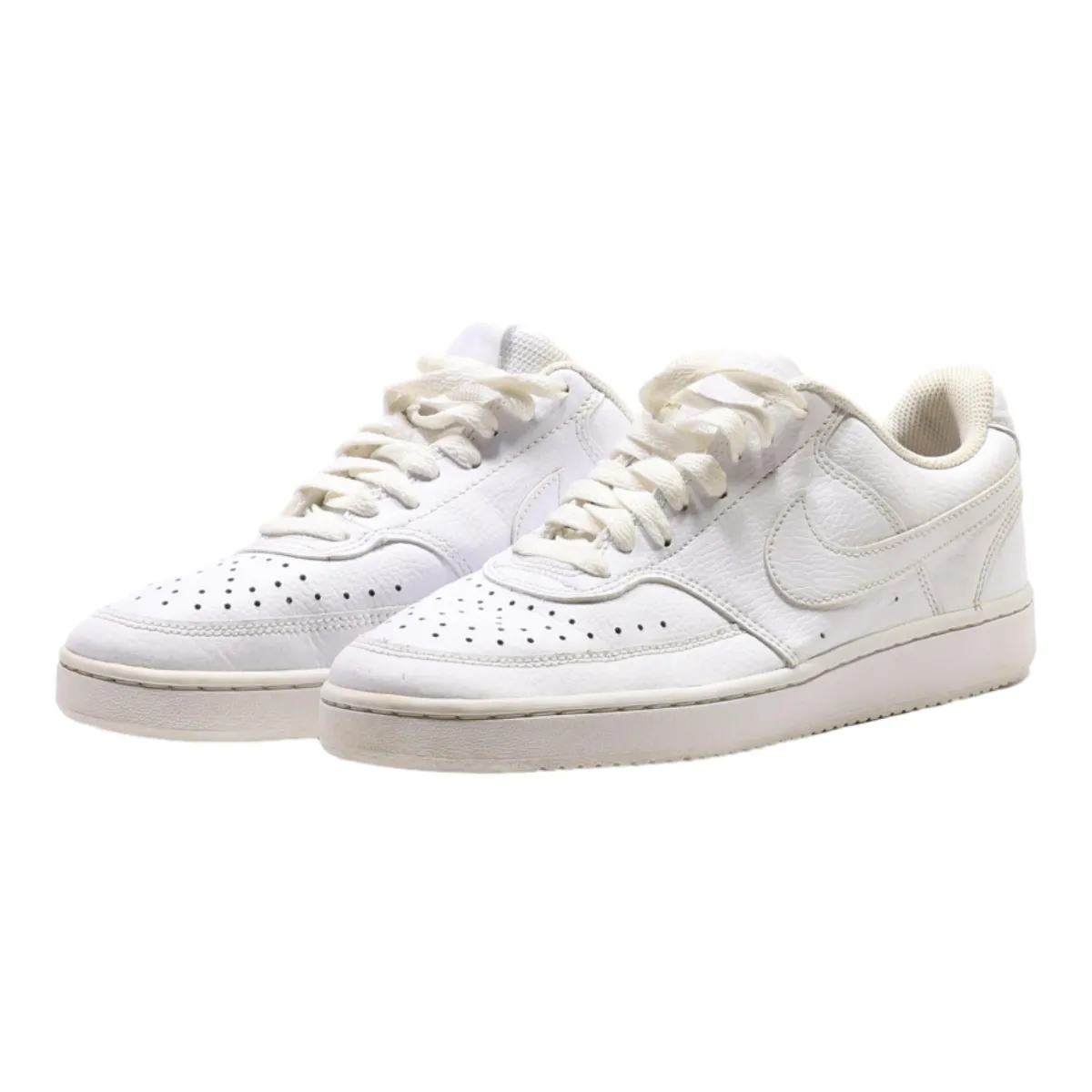 NIKE Court Vision 2019 Sneaker Trainers White Leather Womens UK 5.5