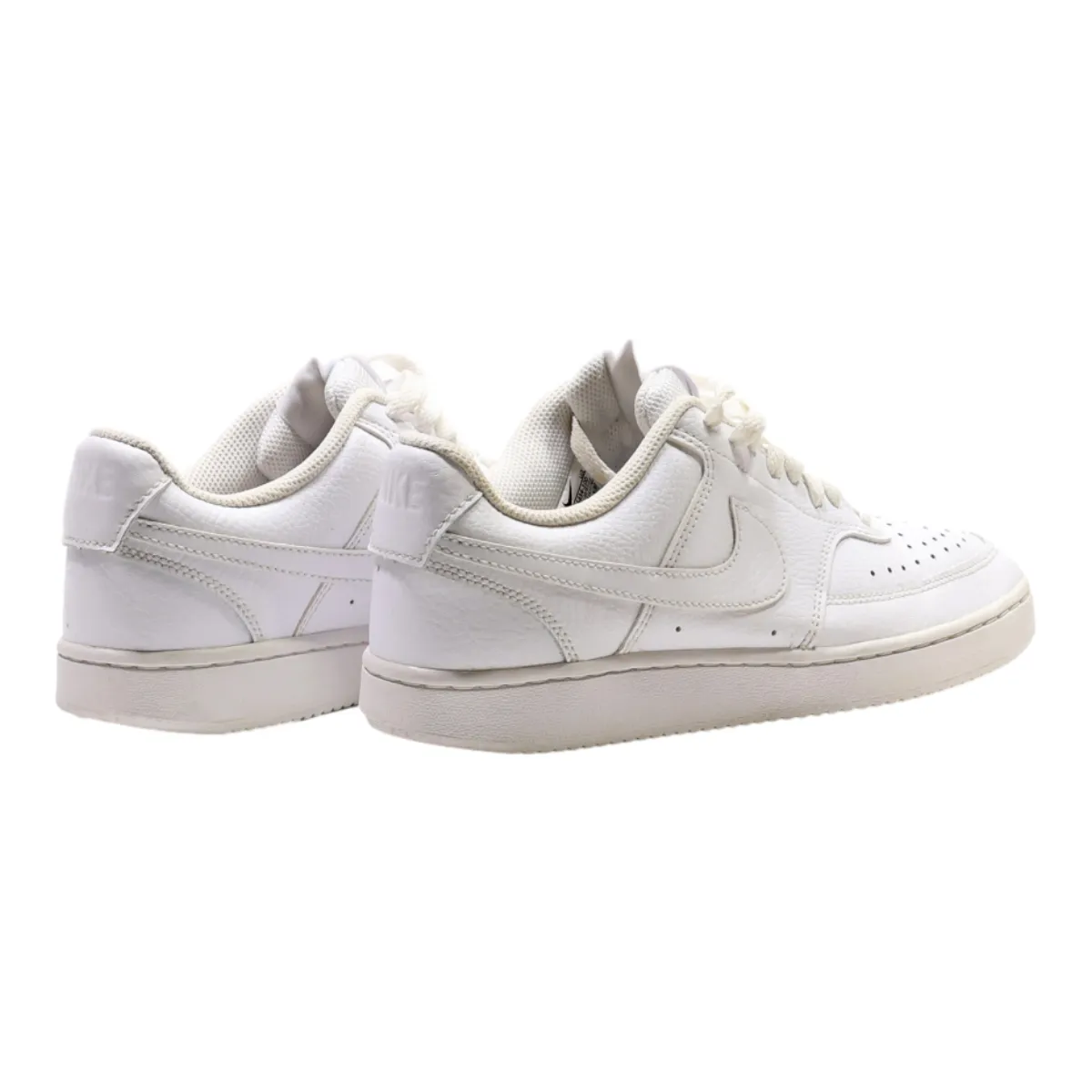 NIKE Court Vision 2019 Sneaker Trainers White Leather Womens UK 5.5