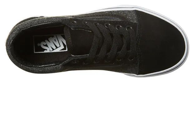 Vans Kids Old Skool Suede Black Grey Shoe VN0A38HBOSN